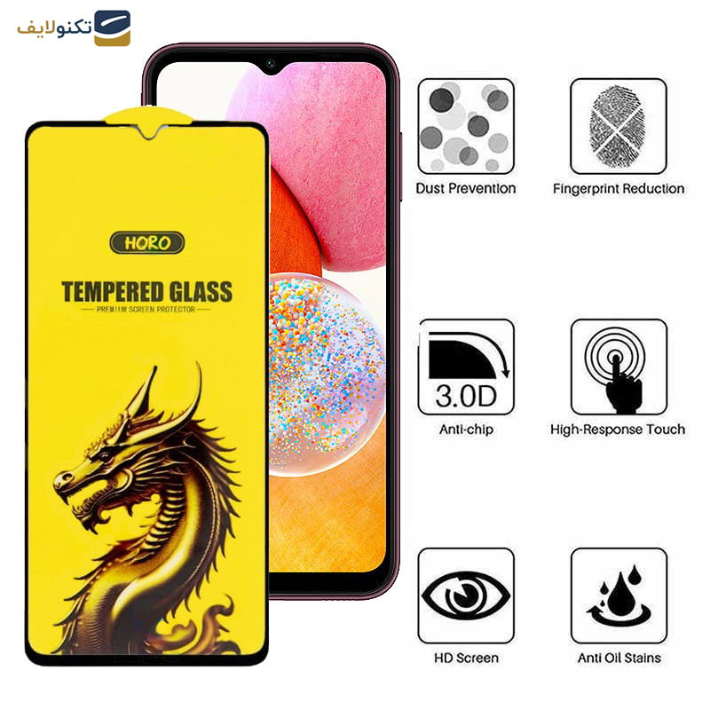 گلس گوشی سامسونگ Galaxy A14 4G-5G- A13 4G-5G- A23 4G-5G اپیکوی مدل Golden Dragon - Epicoy Golden Dragon Glass Screen Protector For Samsung Galaxy A14 4G-5G-A13 4G-5G-A23 4G-5G