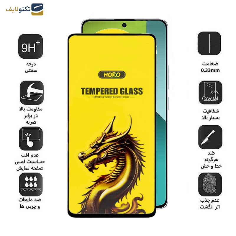 گلس گوشی شیائومی Redmi Note 13 Pro 4G-5G - Note 13 4G-5G - Note 13R Pro 5G اپیکوی مدل Golden Dragon - Epicoy Golden Dragon Screen Protector For Xiaomi Redmi Note 13 Pro 4G-5G - Redmi Note 13 4G-5G - Redmi Note 13R Pro 5G