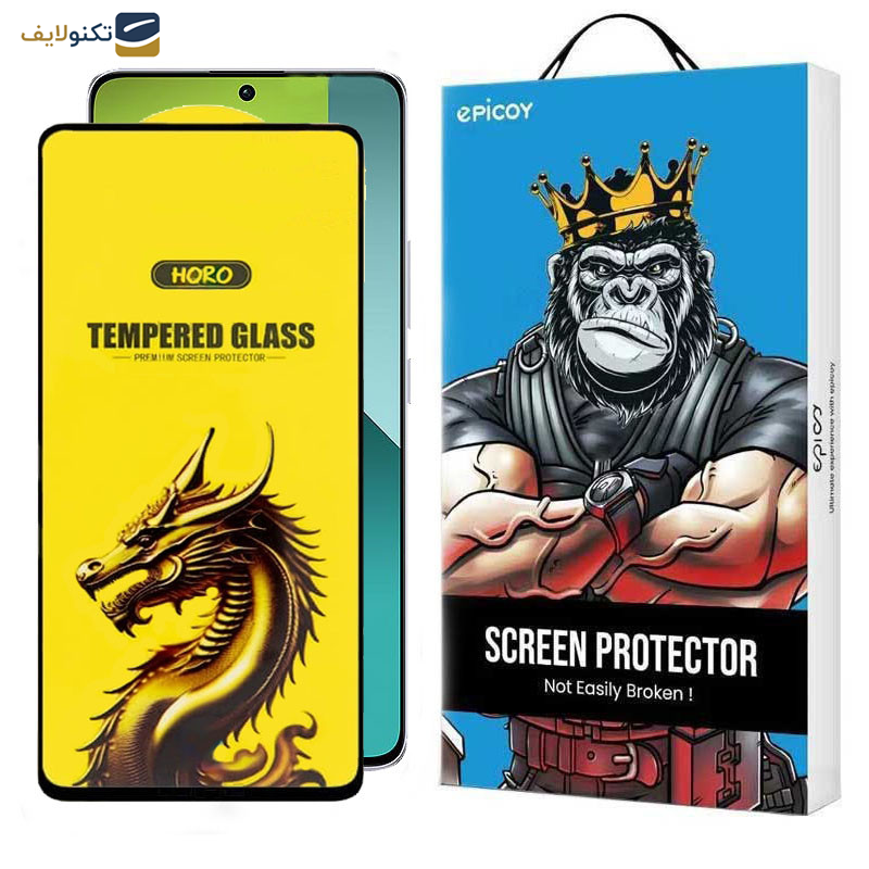 گلس گوشی شیائومی Redmi Note 13 Pro 4G-5G - Note 13 4G-5G - Note 13R Pro 5G اپیکوی مدل Golden Dragon - Epicoy Golden Dragon Screen Protector For Xiaomi Redmi Note 13 Pro 4G-5G - Redmi Note 13 4G-5G - Redmi Note 13R Pro 5G