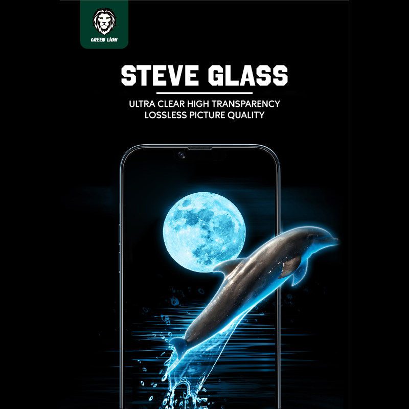 گلس گوشی اپل iPhone 13 / 13 Pro گرین لاین مدل Steve - Green Lion Steve iPhone 13 / 13 Pro Screen Protector