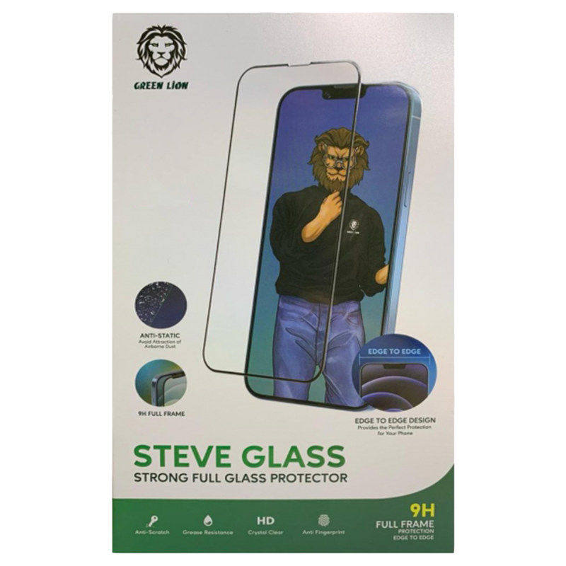 گلس گوشی اپل iPhone 13 / 13 Pro گرین لاین مدل Steve - Green Lion Steve iPhone 13 / 13 Pro Screen Protector