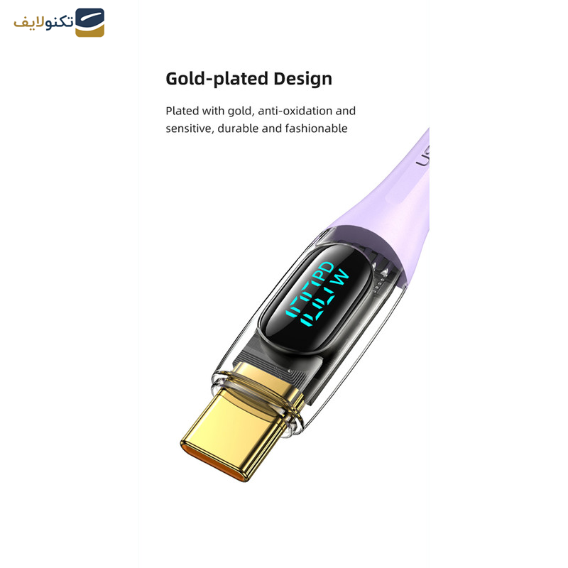 کابل دو سر تایپ سی یوسمز مدل Sj590 طول 1.2 متر - 