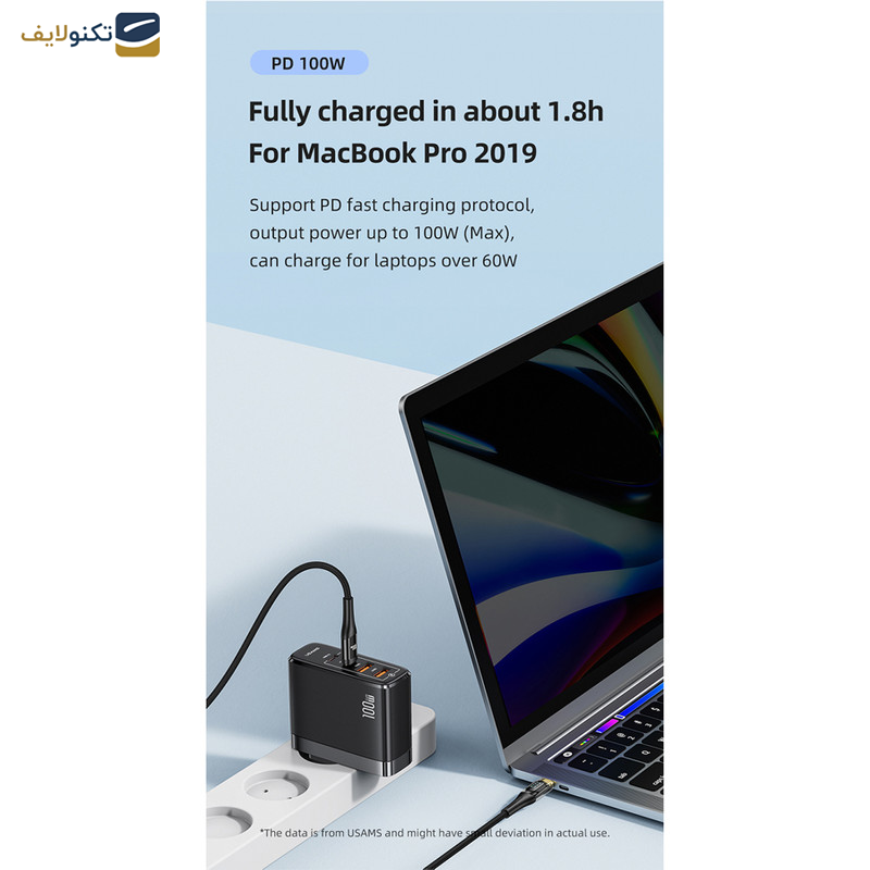 کابل دو سر تایپ سی یوسمز مدل Sj590 طول 1.2 متر - 