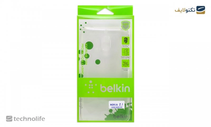 قاب ژله‌ای شفاف belkin مناسب برای گوشی نوکیا 2.1 - Nokia 2.1 belkin Transparent Phone Case