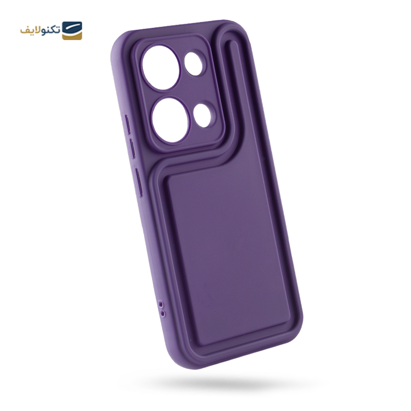 کاور گوشی شیائومی Redmi Note 13 5G زیفرند مدل Fashion C سیلیکونی محافظ لنزدار - 
