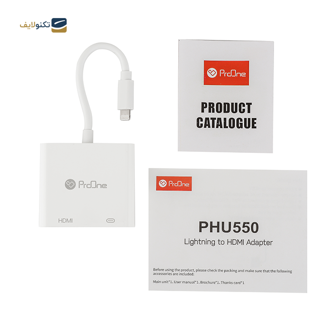  تبدیل لایتنینگ به HDMI پرووان PHU550 - PHU550