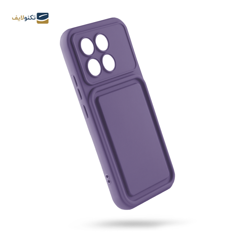 کاور گوشی پوکو X6 Pro زیفرند مدل Fashion Case سیلیکونی محافظ لنزدار - 