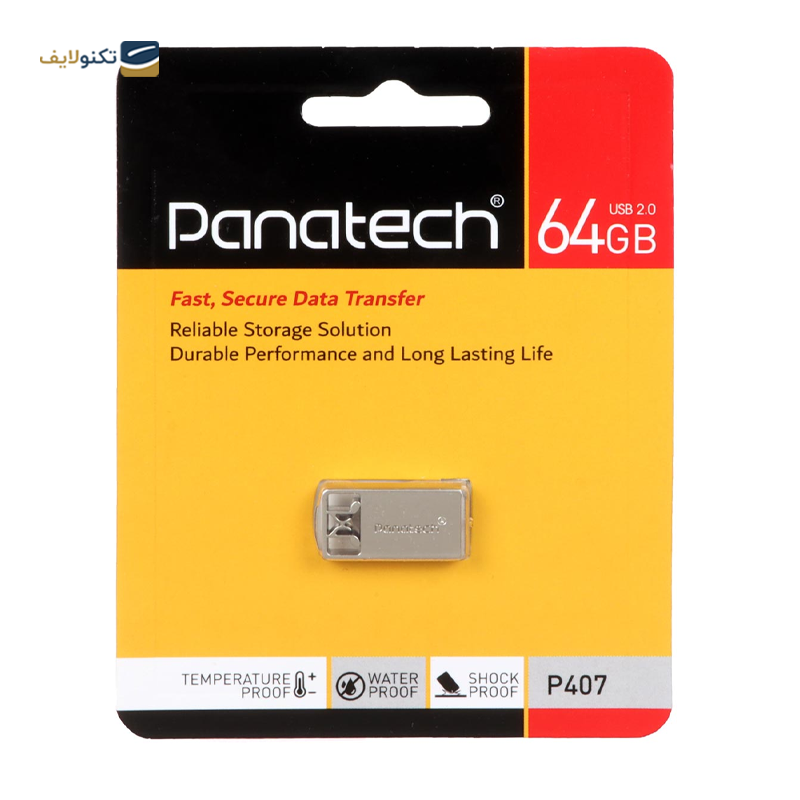 فلش مموری پاناتک مدل P407 ظرفیت 64 گیگابایت - Panatech P407 Flash Memory - 64GB