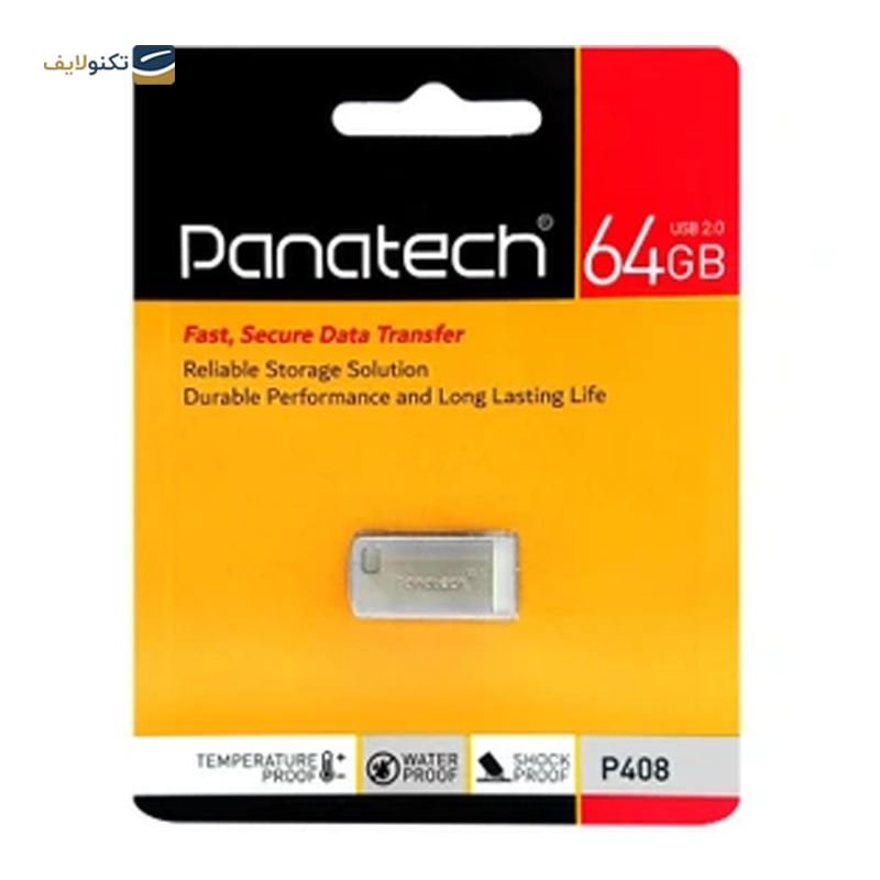 فلش مموری پاناتک مدل P408 ظرفیت 64 گیگابایت - Panatech P408 Flash Memory - 64GB