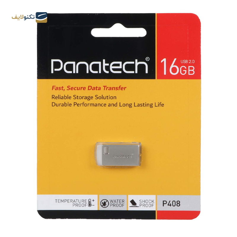 فلش مموری پاناتک مدل P408 ظرفیت 16 گیگابایت - Panatech P408 Flash Memory - 16GB