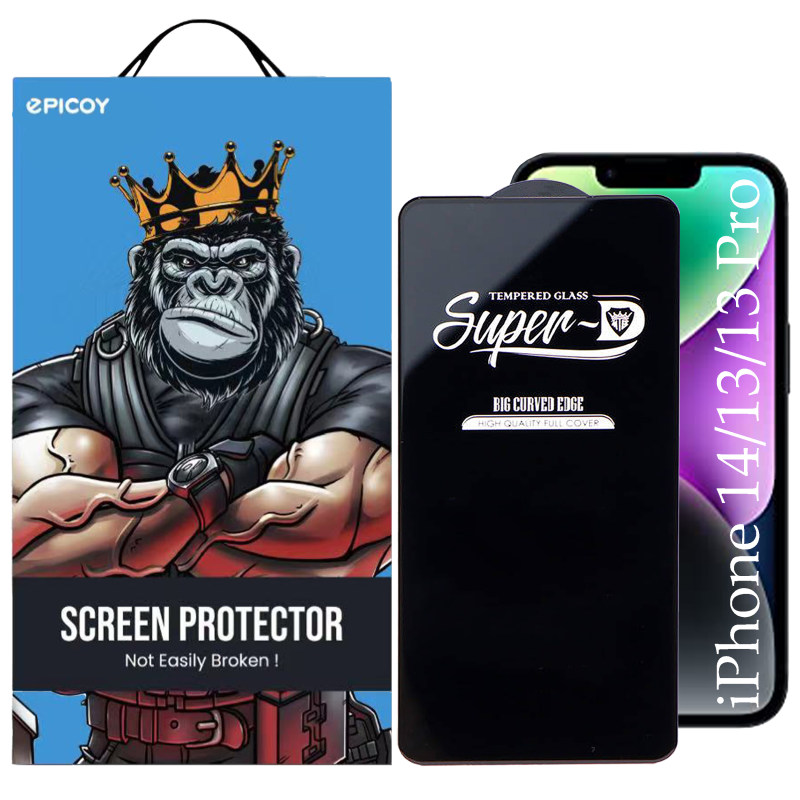گلس گوشی اپل iPhone 14 / 13 /13 Pro اپیکوی مدل Super 5D - Epicoy Super 5D iPhone 14 / 13 /13 Pro Screen Protector