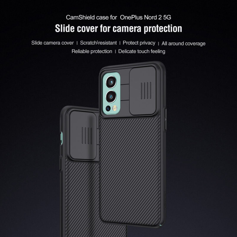 کاور گوشی وان پلاس Nord 2 نیلکین مدل CamShield  - Nillkin CamShield cover for OnePlus Nord 2