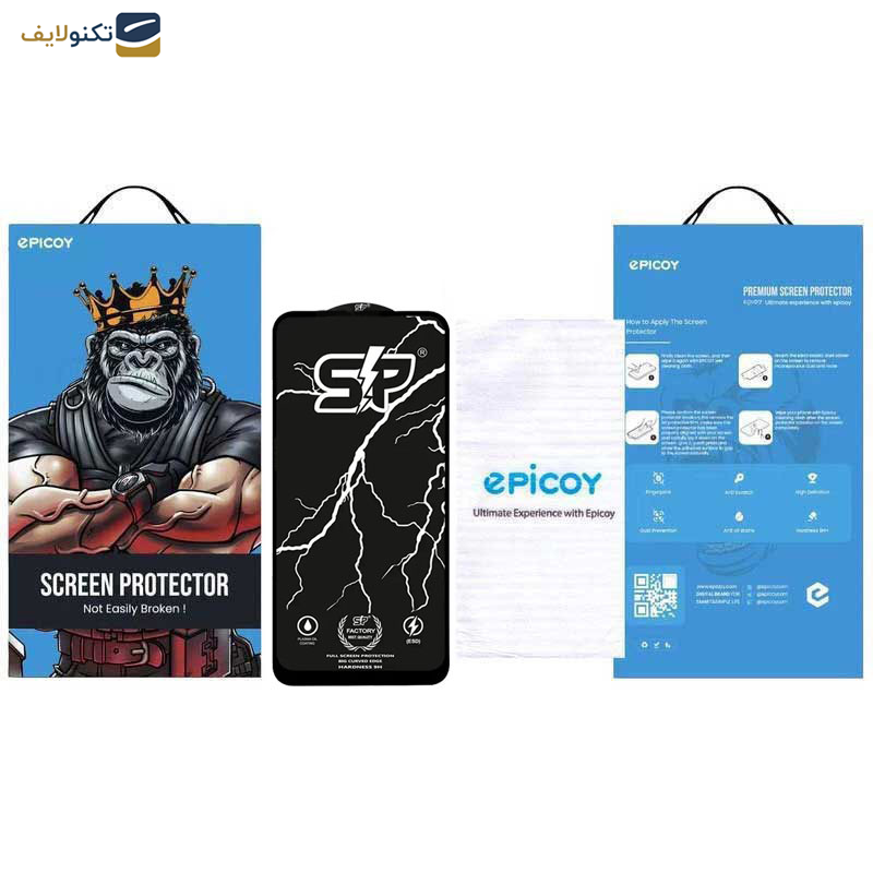 گلس گوشی اپل iPhone 11 Pro Max-Xs max اپیکوی مدل SP Factory - Epicoy SP Factory Glass Screen For Apple iPhone 11 Pro Max-Xs max