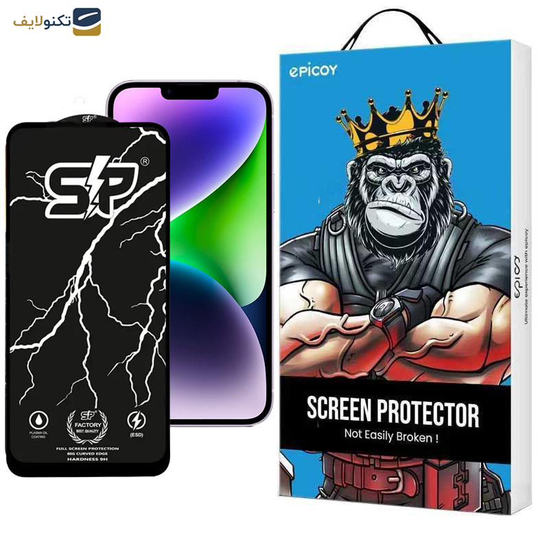 گلس گوشی اپل iPhone 13 pro Max- 14 Plus اپیکوی مدل SP Factory - Epicoy SP Factory Glass Screen For Apple iPhone 13 pro Max- 14 Plus