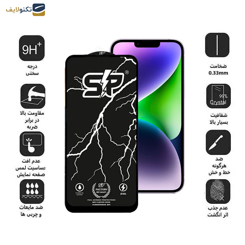 گلس گوشی اپل iPhone 13 pro Max- 14 Plus اپیکوی مدل SP Factory - Epicoy SP Factory Glass Screen For Apple iPhone 13 pro Max- 14 Plus