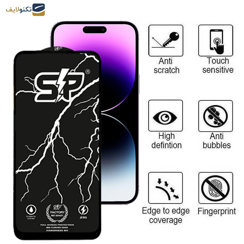 گلس گوشی اپل iPhone 14 Pro Max اپیکوی مدل SP Factory - Epicoy SP Factory Glass Screen For Apple iPhone 14 Pro Max