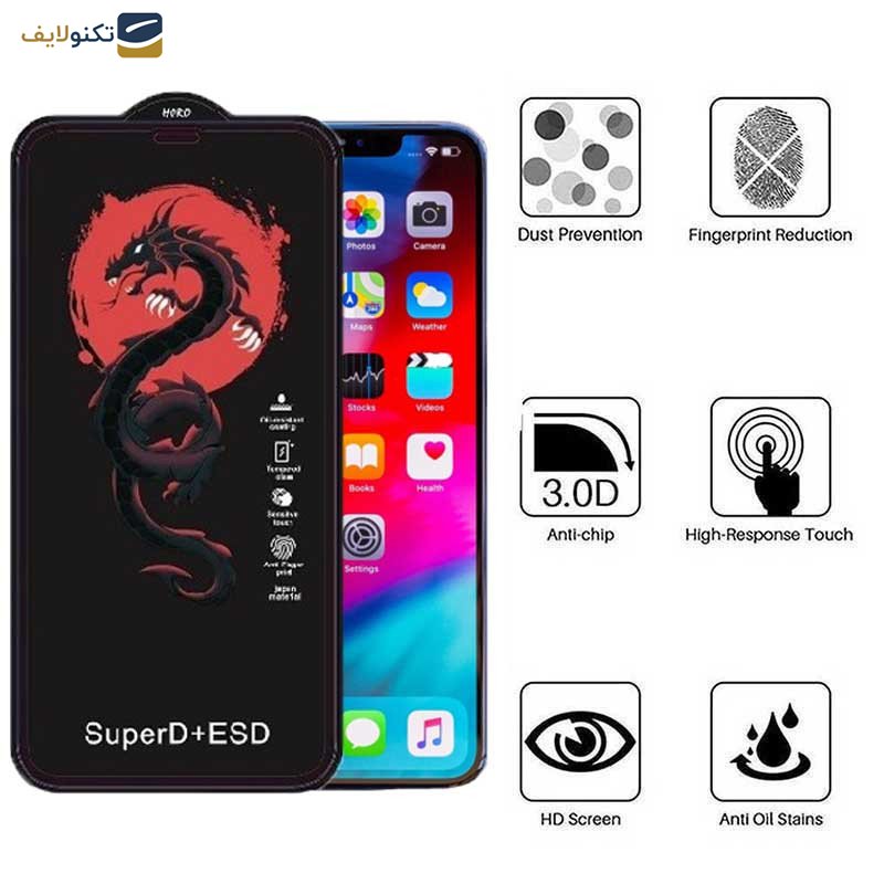 گلس گوشی اپل iPhone Xs Max -11 Pro Ma اپیکوی مدل Dragon ESD - Epicoy Dragon ESD Screen Protector For Apple iPhone Xs Max -11 Pro Max