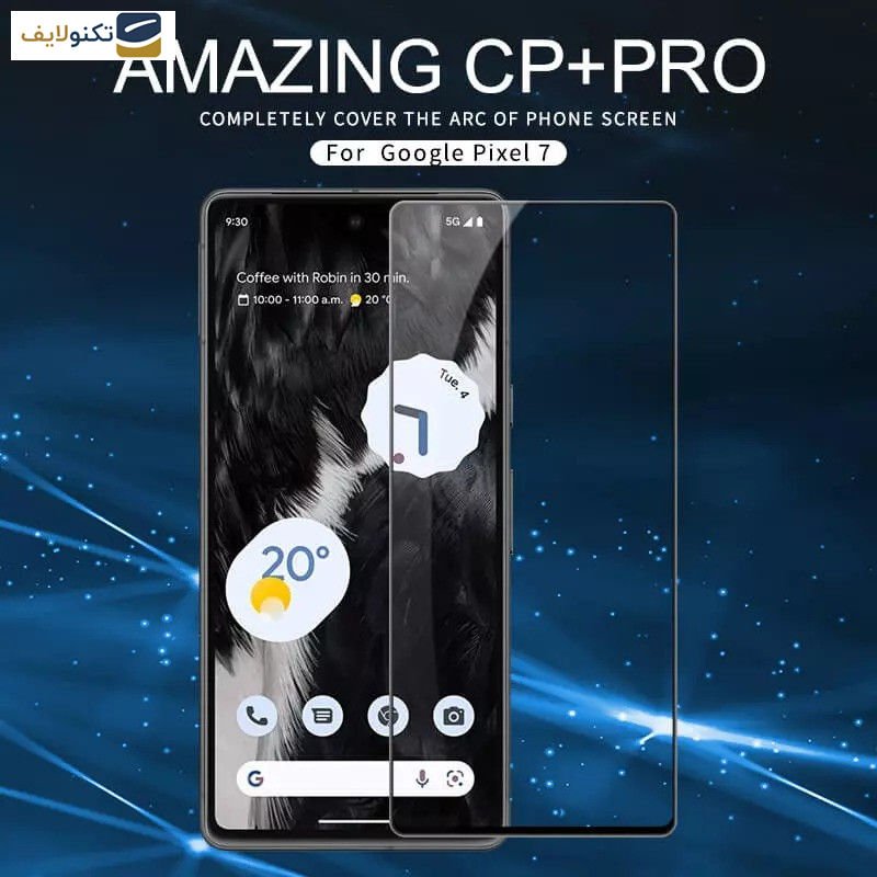 گلس گوشی گوگل Pixel 7 نیلکین مدل CP Plus Pro - Nillkin Amazing CP Plus Pro tempered glass screen protector for Google Pixel 7