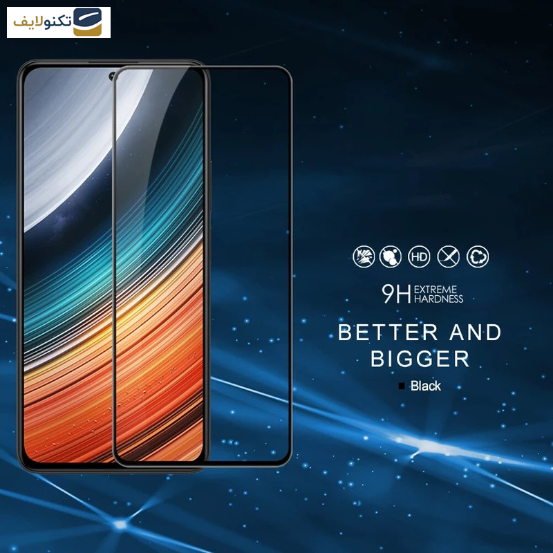 گلس گوشی شیائومی Redmi Turbo 3 - پوکو F6 Pro- F6 بوف مدل F33 - Buff 5D F33 Glass Screen Protector For Xiaomi Poco F6 Pro- poco F6- Redmi Turbo 3