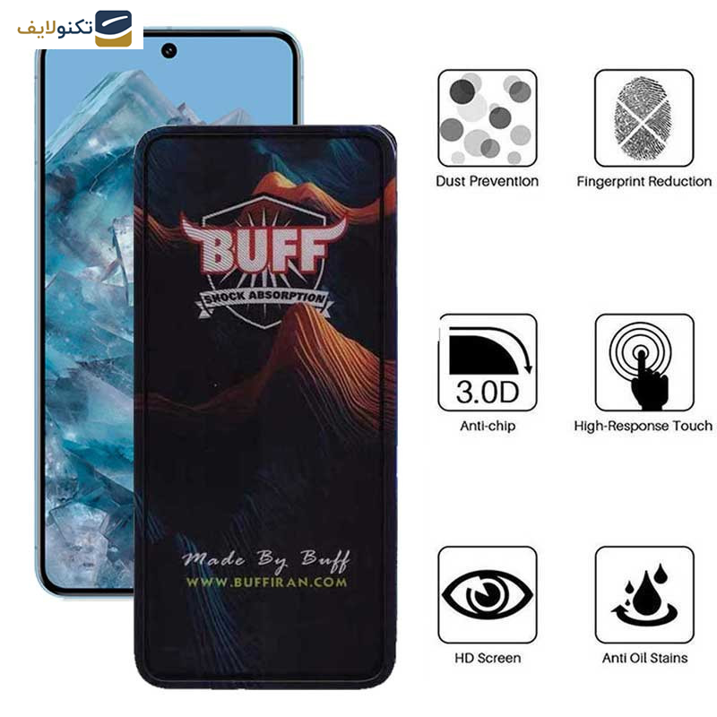 گلس گوشی گوگل Pixel 8 Pro- 7 Pro بوف مدل Mountain-G - Buff Mountain-G Glass Screen Protector For Google Pixel 8 Pro- Pixel 7 Pro