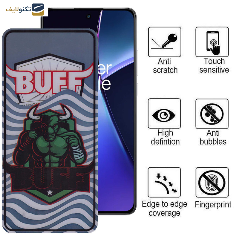 گلس گوشی وان پلاس Nord CE4-Nord CE3-10R-10T-Ace Pro-Ace بوف مدل Super Power-G - Buff Super Power-G Glass Screen Protector For OnePlus Nord CE4-Nord CE3-10R-10T-Ace Pro-Ace