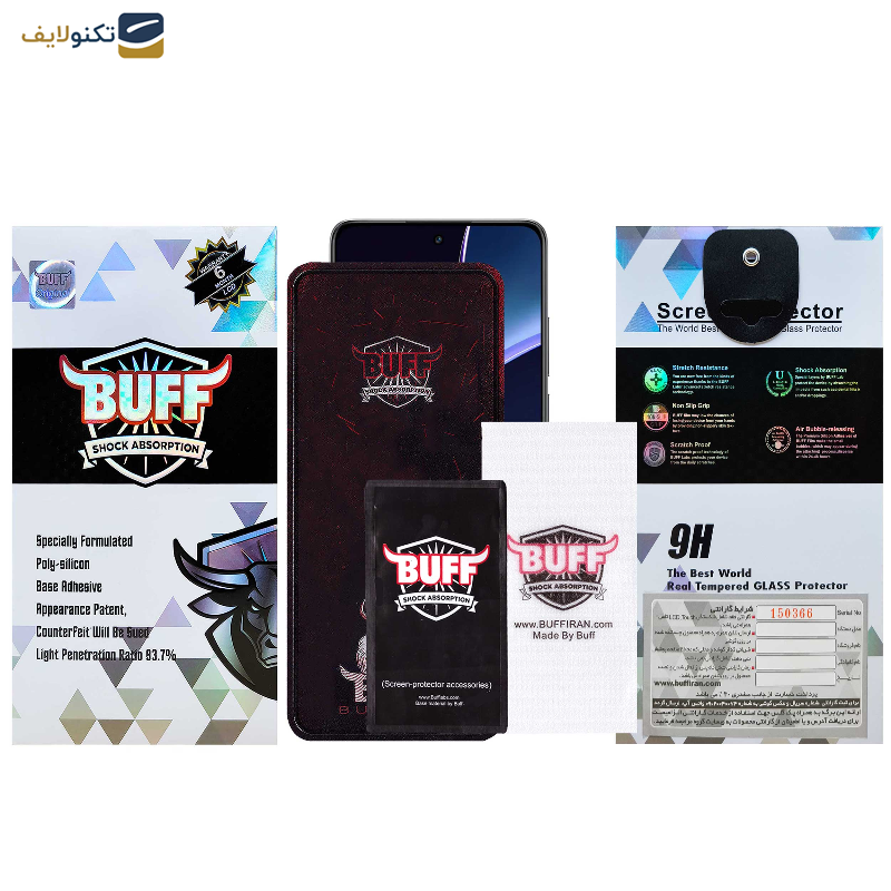گلس گوشی وان پلاس Nord CE4 -Nord CE3 -10R -10T -Ace Pro -Ace بوف مدل Muscle-Bull-G - Buff Muscle-Bull-G Glass Screen Protector For OnePlus Nord CE4-Nord CE3-10R-10T-Ace Pro-Ace