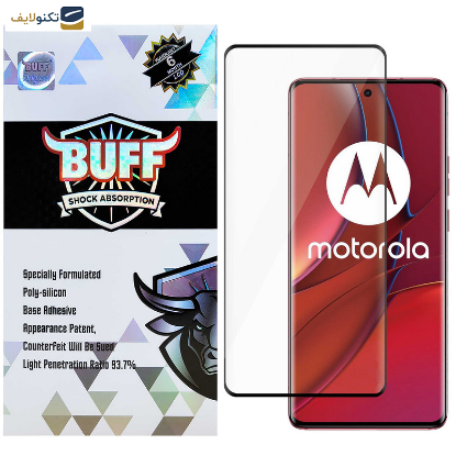 گلس گوشی  موتورولا Edge 40 - Edge 40 Neo بوف مدل Full-Glue-G - Buff Full-Glue-G Glass Screen Protector For Motorola Edge 40 - Edge 40 Neo