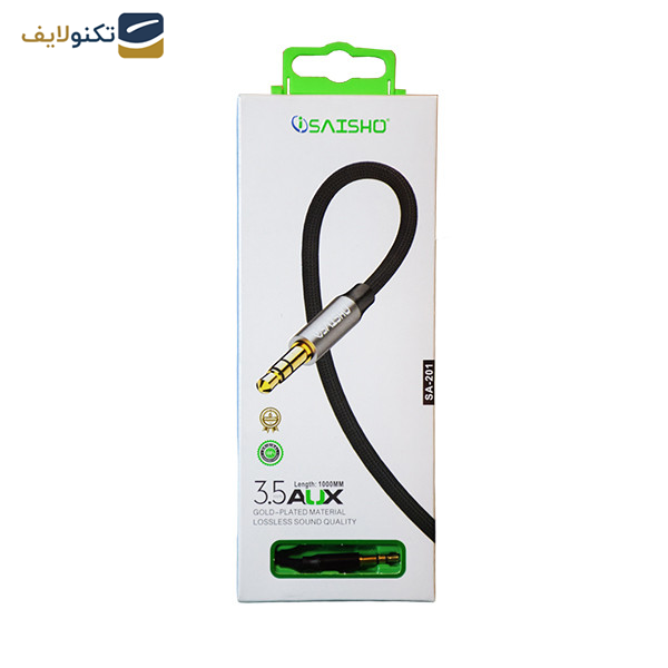 کابل لایتنینگ به AUX مدل SA-201 طول 1 متر - 