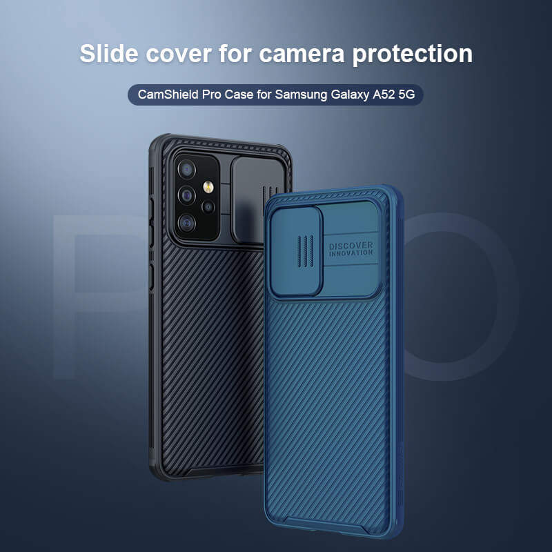  کاور گوشی سامسونگ Galaxy A52 4G / 5G نیلکین مدل CamShield Pro - Nillkin CamShield Pro Cover For Samsung Galaxy A52 4G / 5G