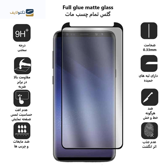 گلس گوشی سامسونگ Galaxy S8 Plus بوف مدل FgM33 - Buff FgM33 Galaxy S8 Plus Screen Protector