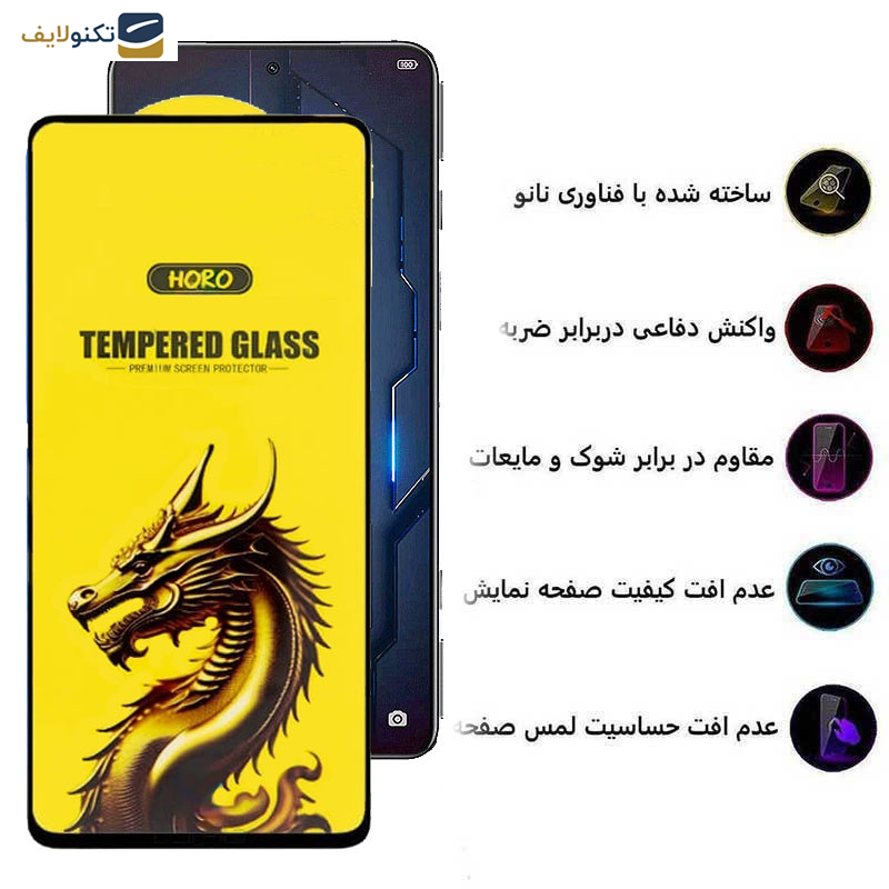گلس گوشی بلک شارک 5Pro- 5 - 4 Pro- 4- 3- 3S اپیکوی مدل Golden Dragon - Epicoy Golden Dragon Screen Protector For Black Shark 5 Pro- 5- 4 Pro- 4- 3-3S