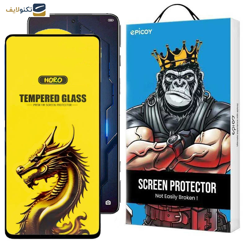 گلس گوشی بلک شارک 5Pro- 5 - 4 Pro- 4- 3- 3S اپیکوی مدل Golden Dragon - Epicoy Golden Dragon Screen Protector For Black Shark 5 Pro- 5- 4 Pro- 4- 3-3S