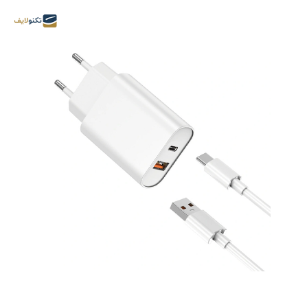 شارژر دیواری ویوو مدل Wi-U002 توان 20 وات به همراه کابل USB-C - 
