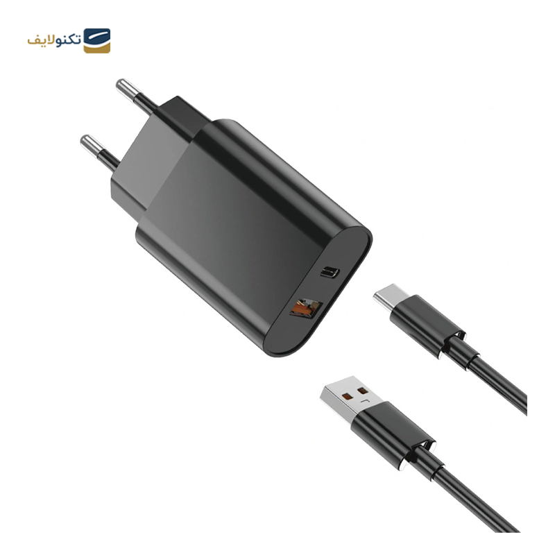 شارژر دیواری ویوو مدل Wi-U002 توان 20 وات به همراه کابل USB-C - 