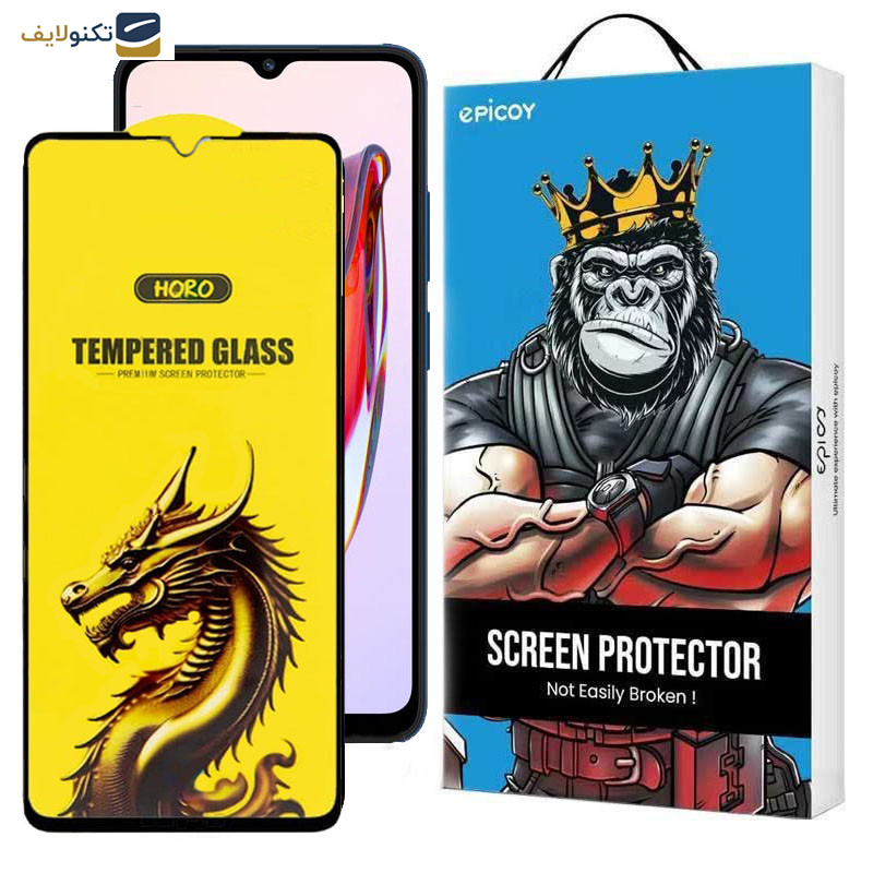 گلس گوشی شیائومی Redmi 12C- Redmi 10C- Poco C55- Poco C40 اپیکوی مدل Golden Dragon - Epicoy Golden Dragon Screen Protector For Xiaomi Redmi 12C- Redmi 10C- Poco C55- Poco C40