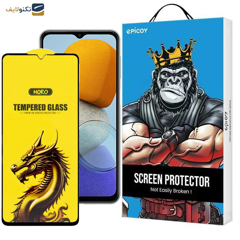 گلس گوشی سامسونگ Galaxy M23 4G- M14 5G- M13 5G- M13 4G (India) - A12 4G (India) اپیکوی مدل Golden Dragon - Epicoy Golden Dragon Glass Screen Protector For Samsung Galaxy M23 4G- M14 5G- M13 5G- M13 4G India - A12 4G India