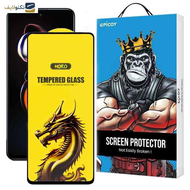 گلس گوشی شیائومی Redmi Note 12T Pro- Note 11T Pro Plus- Note 11T Pro- Note 11T 5G- Note 11S 5G اپیکوی مدل Golden Dragon - Epicoy Golden Dragon Glass Screen Protector For Xiaomi Redmi Note 12T Pro- Note 11T Pro Plus- Note 11T Pro- Note 11T 5G- Note 11S 5G