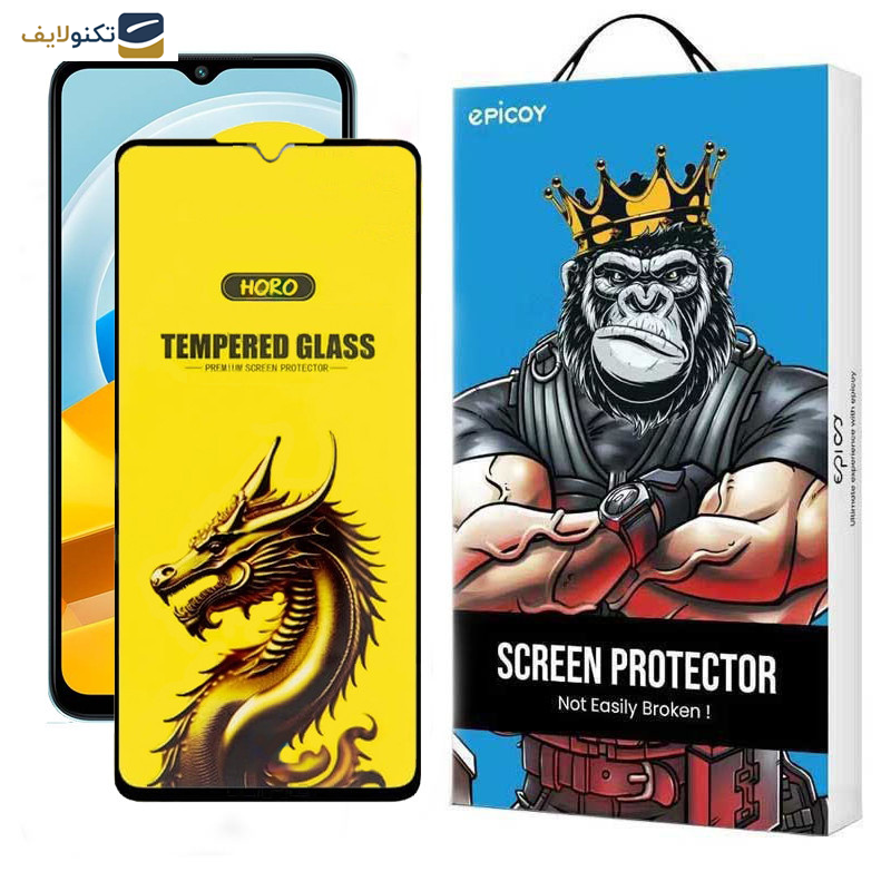 گلس گوشی شیائومی Poco M4 - Poco M4 5G  اپیکوی مدل Golden Dragon  - Epicoy Golden Dragon Glass Screen Protector For Poco M5 4G- Poco M5 4G (India) - Poco M4 5G- Poco M4 5G (India)