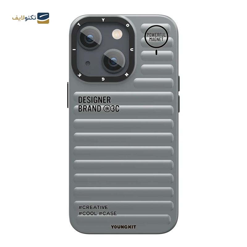 کاور گوشی اپل iPhone 13 مدل یانگ کیت True Color Luggage-Inspired Magsafe - 