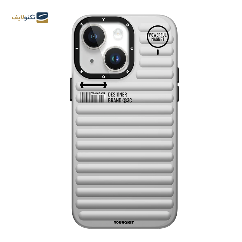 کاور گوشی اپل iPhone 13 مدل یانگ کیت True Color Luggage-Inspired Magsafe - 