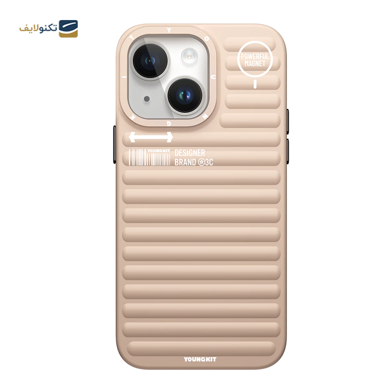 کاور گوشی اپل iPhone 13 مدل یانگ کیت True Color Luggage-Inspired Magsafe - 