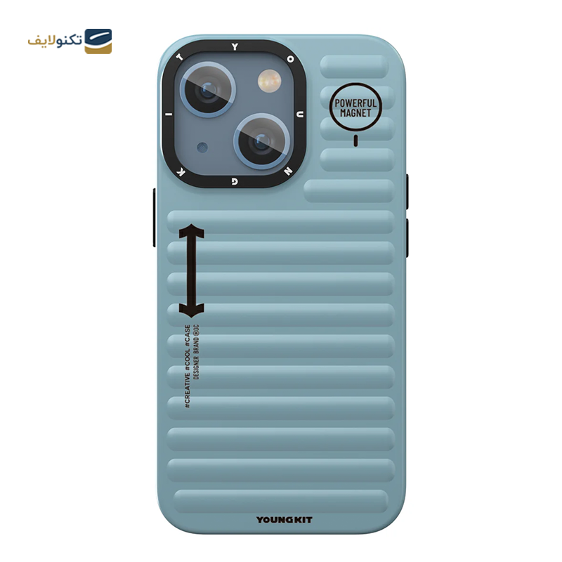 کاور گوشی اپل iPhone 13 مدل یانگ کیت True Color Luggage-Inspired Magsafe - 