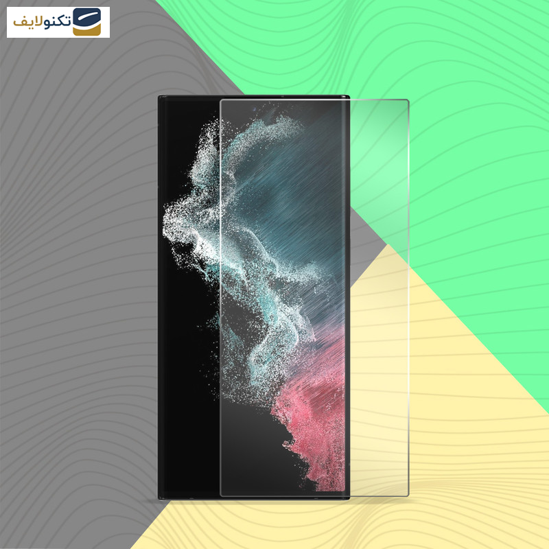 گلس گوشی سامسونگ Galaxy S22 Ultra 5G راک اسپیس مدل 180H-01Y  - Rock Space Hydrogel Screen Protector Model 180H-01Y Suitable for Samsung Galaxy S22 Ultra 5G Mobile Phone