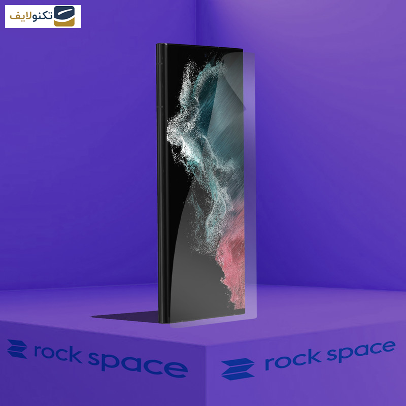 گلس گوشی سامسونگ Galaxy S22 Ultra 5G راک اسپیس مدل 180H-01Y  - Rock Space Hydrogel Screen Protector Model 180H-01Y Suitable for Samsung Galaxy S22 Ultra 5G Mobile Phone