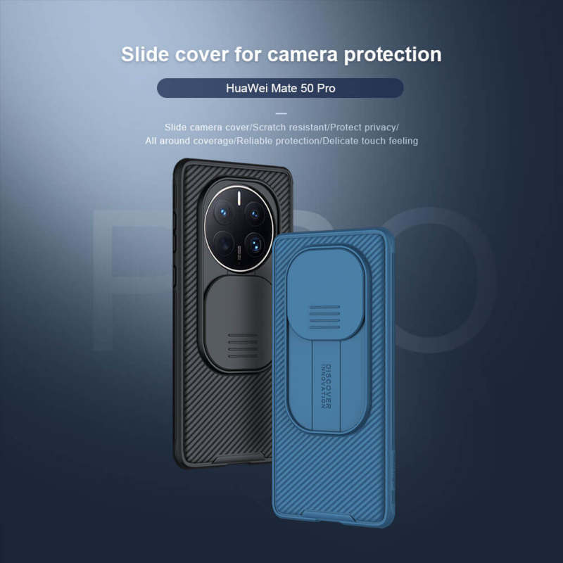 کاور گوشی هوآوی Mate 50 Pro نیلکین مدل CamShield Pro - Nillkin CamShield Pro cover for Huawei Mate 50 Pro