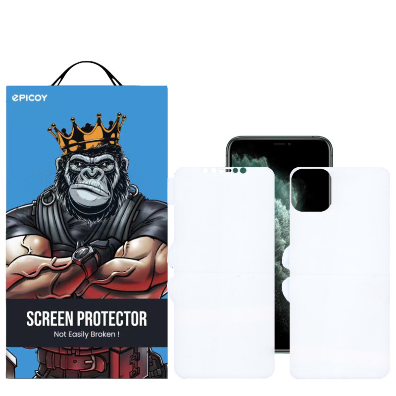 محافظ صفحه نمایش و پشت گوشی اپل iPhone 11 Pro اپیکوی مدل Hydrogel-cover - Epicoy Hydrogel-cover iPhone 11 Pro Back and Screen Protector