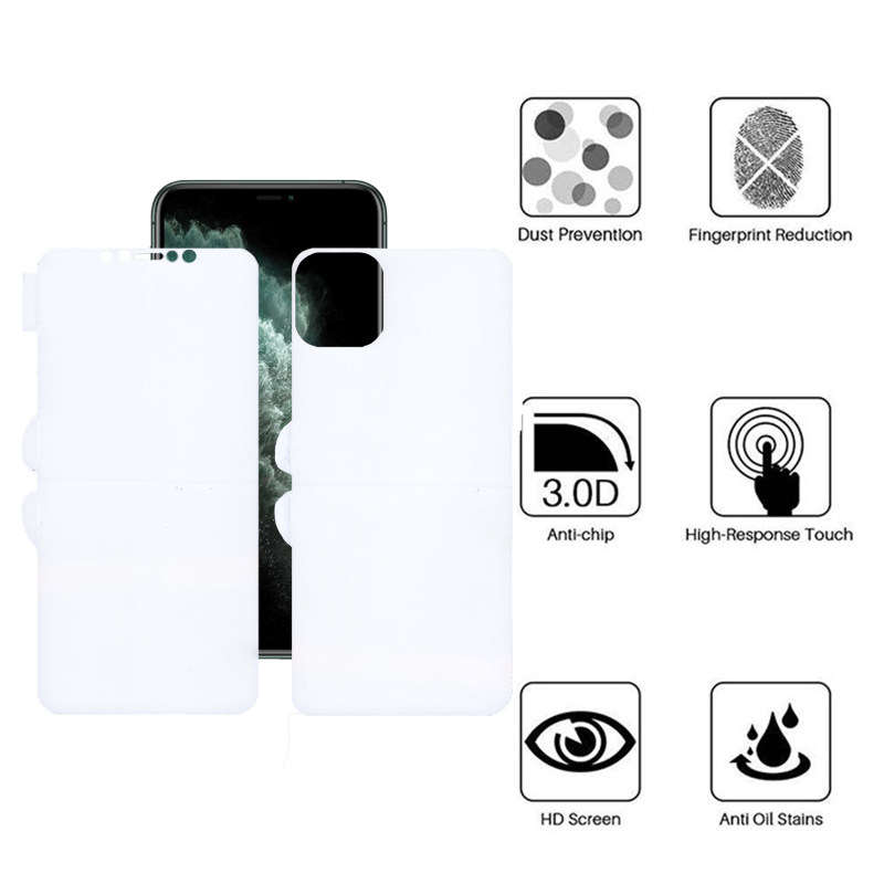 محافظ صفحه نمایش و پشت گوشی اپل iPhone 11 Pro اپیکوی مدل Hydrogel-cover - Epicoy Hydrogel-cover iPhone 11 Pro Back and Screen Protector