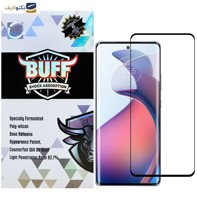 گلس گوشی موتورولا Edge 30 Fusion بوف مدل Full-Glue-G - Buff Full-Glue-G Glass Screen Protector For Motorola Edge 30 Fusion