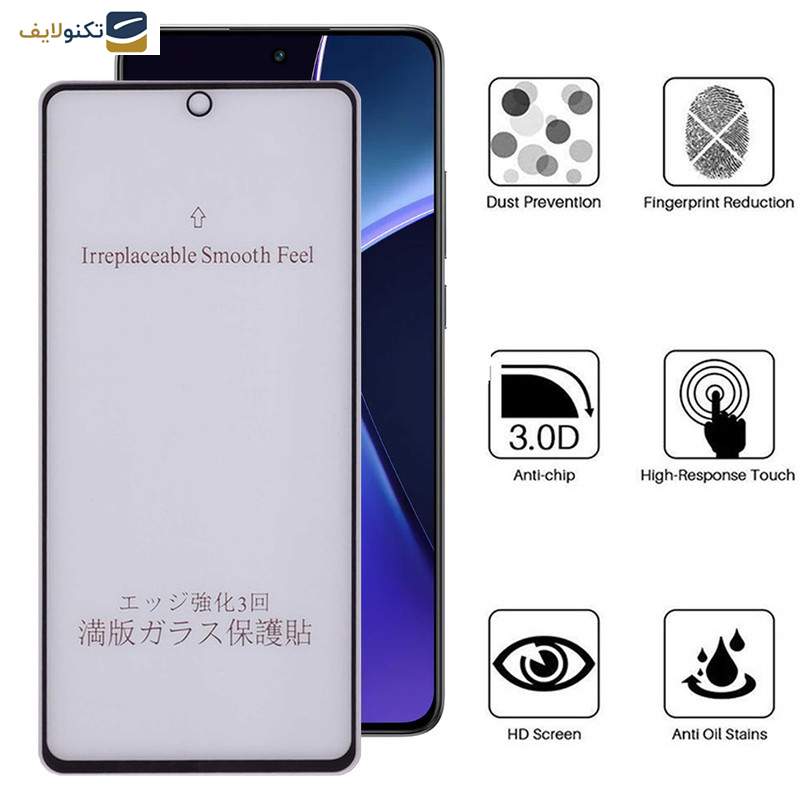 گلس مات گوشی وان پلاس Nord CE4-Nord CE3-10R-10T-Ace Pro-Ace بوف مدل 5D-Matte - Buff 5D-Matte Glass Screen Protector For OnePlus Nord CE4-Nord CE3-10R-10T-Ace Pro-Ace