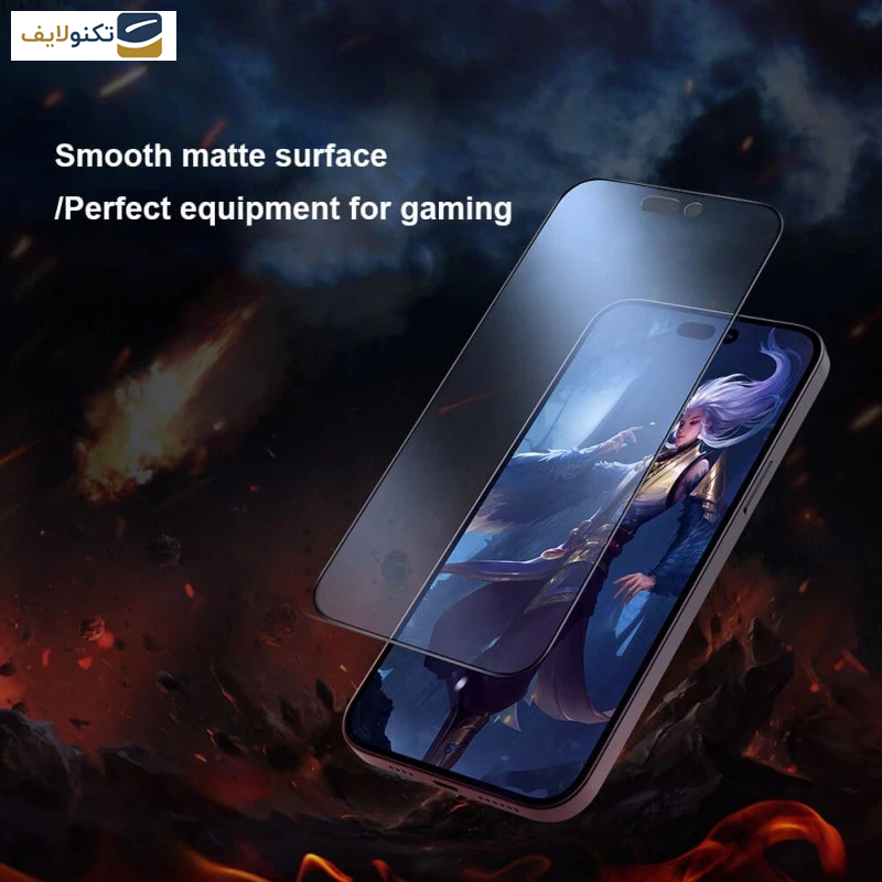 گلس مات گوشی وان پلاس Nord CE4-Nord CE3-10R-10T-Ace Pro-Ace بوف مدل 5D-Matte - Buff 5D-Matte Glass Screen Protector For OnePlus Nord CE4-Nord CE3-10R-10T-Ace Pro-Ace